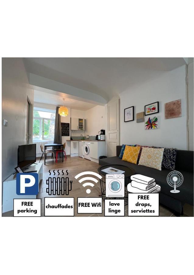 Tabi Appart ,Modern Chic Vs Free Parking,Wifi,Draps Thiers Bagian luar foto
